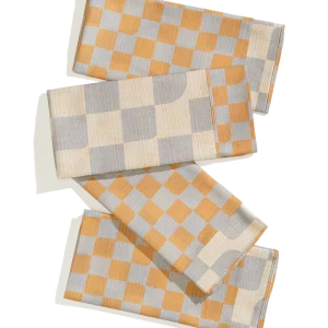 Dinner Napkins Double Sided Checker - Quiet Season
