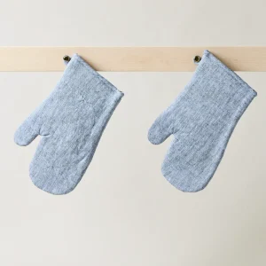 Washed Linen Oven Mitt