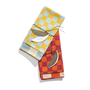 Dinner Napkins Double Sided Checker - High Season