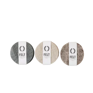 Artisan Felt Coasters - Set of 4